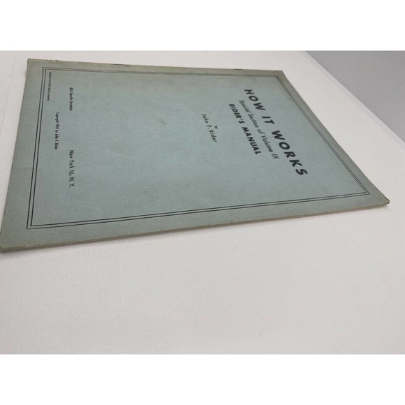 1938 How it Works Rider's Volume Special Section IX RADIO ALIGNMENT Manual - Picture 6 of 11